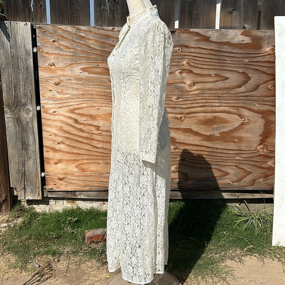 Vintage Dana Scott Lace Dress - Picture 2 of 11